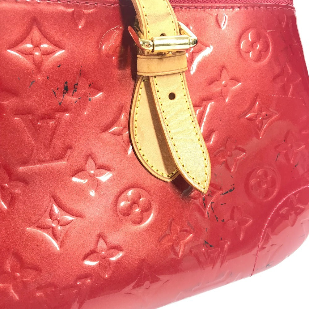 LOUIS VUITTON M93507 Monogram Vernis Rosewood Avenue Tote Shoulder Bag in Monogram Vernis Canvas, Women's Pomme d'Amour, Red
