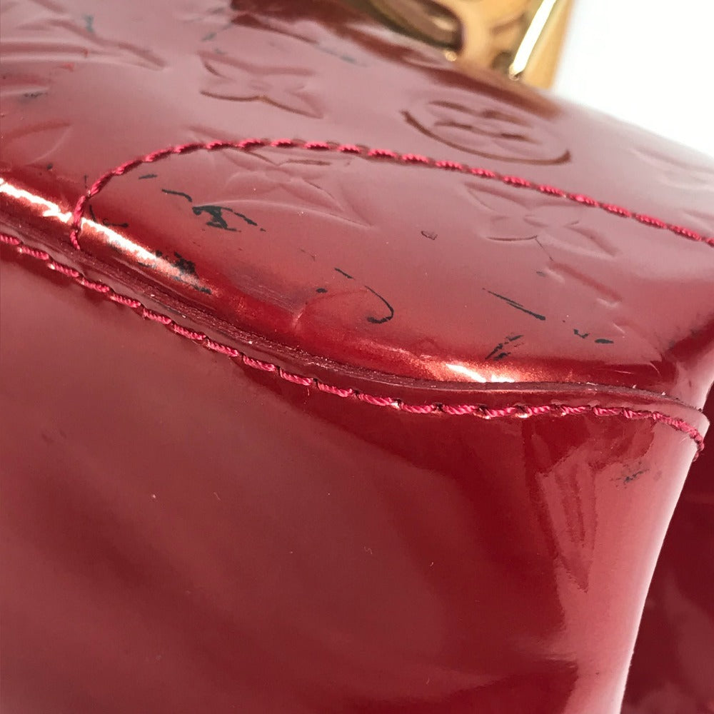 LOUIS VUITTON M93507 Monogram Vernis Rosewood Avenue Tote Shoulder Bag in Monogram Vernis Canvas, Women's Pomme d'Amour, Red