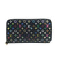 LOUIS VUITTON M60050 Monogram Multicolore Zippy Wallet, Bifold Long Wallet, Monogram Multicolore Canvas, Unisex, Noir, Black