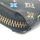 LOUIS VUITTON M60050 Monogram Multicolore Zippy Wallet, Bifold Long Wallet, Monogram Multicolore Canvas, Unisex, Noir, Black