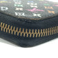 LOUIS VUITTON M60050 Monogram Multicolore Zippy Wallet, Bifold Long Wallet, Monogram Multicolore Canvas, Unisex, Noir, Black