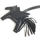 HERMES Horse All Black Keychain Rodeo Pegasus PM Rodeo Pegasus PM Bag Charm, So Black Charm, Anjo Miro, Unisex, Black