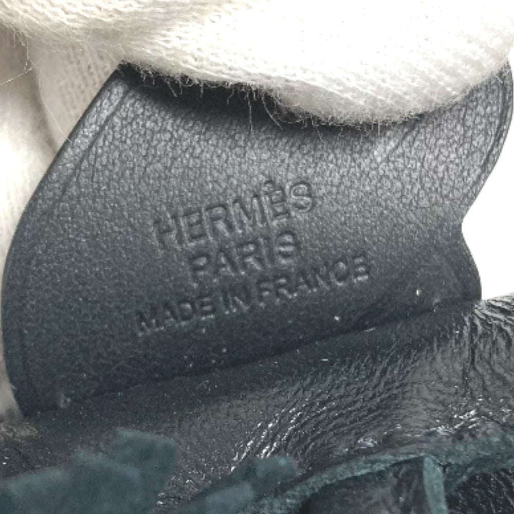 HERMES Horse All Black Keychain Rodeo Pegasus PM Rodeo Pegasus PM Bag Charm, So Black Charm, Anjo Miro, Unisex, Black