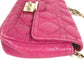 Dior 2-Way Bag, Cannage Logo Clutch Bag, Crossbody Bag, Chain Bag, Shoulder Bag, Leather, Women's, Pink