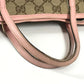 GUCCI 271101 GG Papagalo Parrot Charm Tote Bag/Handbag in GG Canvas/Leather, Kids' Pink
