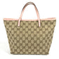 GUCCI 271101 GG Papagalo Parrot Charm Tote Bag/Handbag in GG Canvas/Leather, Kids' Pink