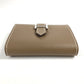 HERMES Bearn H Logo Business Card Case, Pass Case, Bifold Card Case, Leather, Unisex, Etoupe, Beige