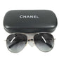 CHANEL 4189-T แว่นกันแดดโลโก้ CC ทรงหยดน้ำ, โคโค่มาร์ก, แว่นตา, แว่นสายตา, แว่นกันแดดโลหะ, ยูนิเซ็กซ์, สีดำ