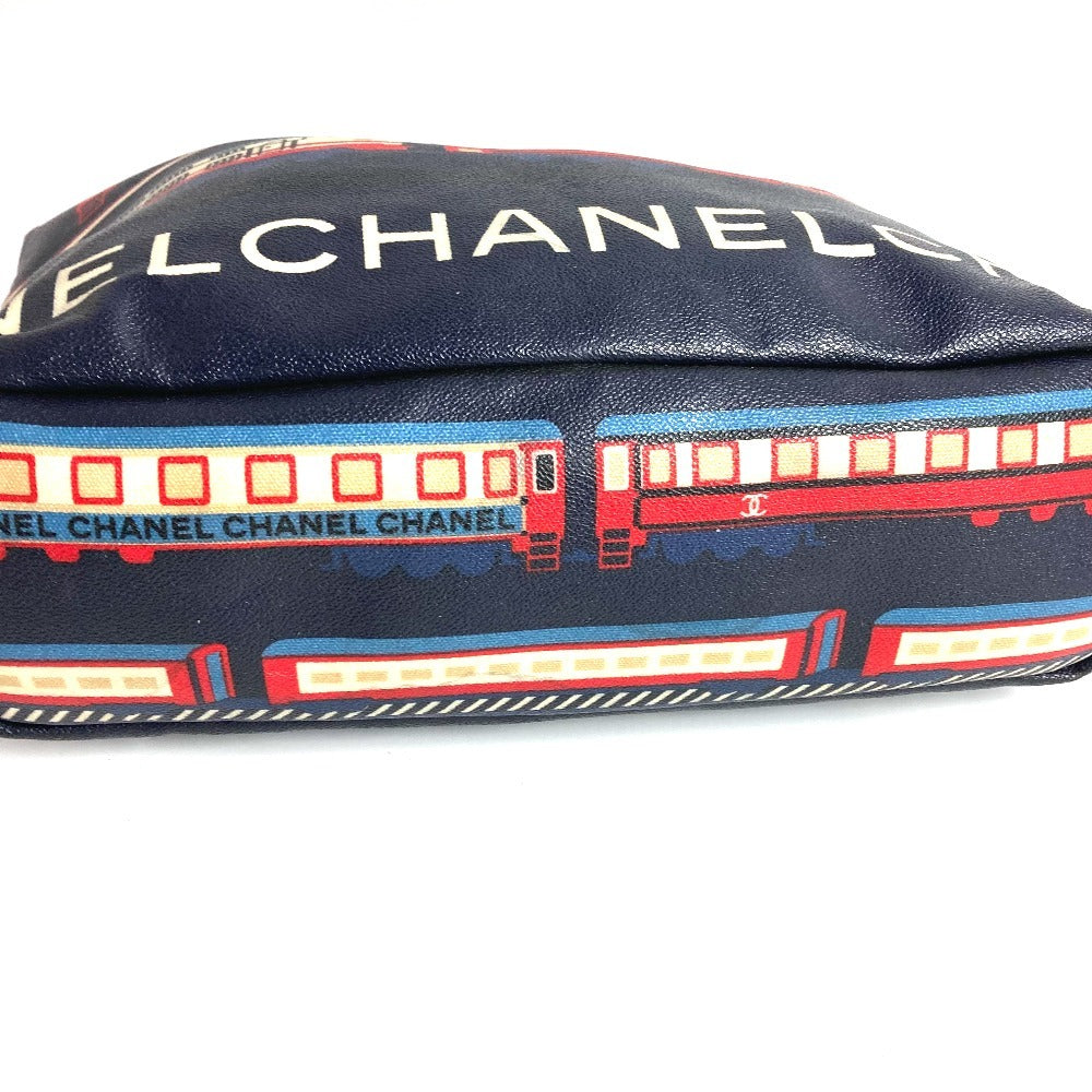 CHANEL セントラルステーション 肩掛け ショルダーバッグ カバン トートバッグ レザー/PVC レディース レッド