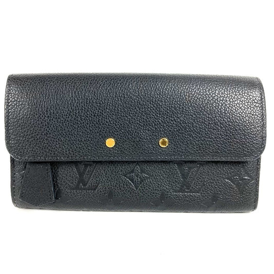 LOUIS VUITTON M61833 モノグラムアンプラント ポルトフォイユポンヌフ ロングウォレット フラップ 財布 長財布 モノグラムアンプラントレザー ユニセックス ノワール ブラック