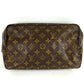 LOUIS VUITTON M47522 モノグラム トゥルーストワレット28 トゥルーストワレット 28 メイクポーチ 化粧ポーチ クラッチバッグ セカンドバッグ 化粧ポーチ モノグラムキャンバス ユニセックス ブラウン