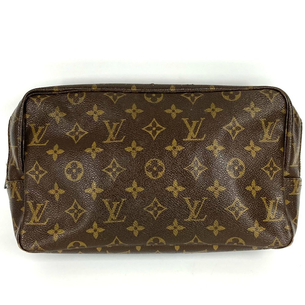 LOUIS VUITTON M47522 モノグラム トゥルーストワレット28 トゥルーストワレット 28 メイクポーチ 化粧ポーチ クラッチバッグ セカンドバッグ 化粧ポーチ モノグラムキャンバス ユニセックス ブラウン