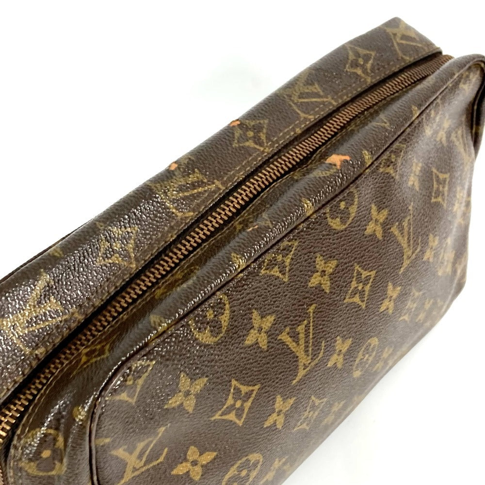 LOUIS VUITTON M47522 モノグラム トゥルーストワレット28 トゥルーストワレット 28 メイクポーチ 化粧ポーチ クラッチバッグ セカンドバッグ 化粧ポーチ モノグラムキャンバス ユニセックス ブラウン