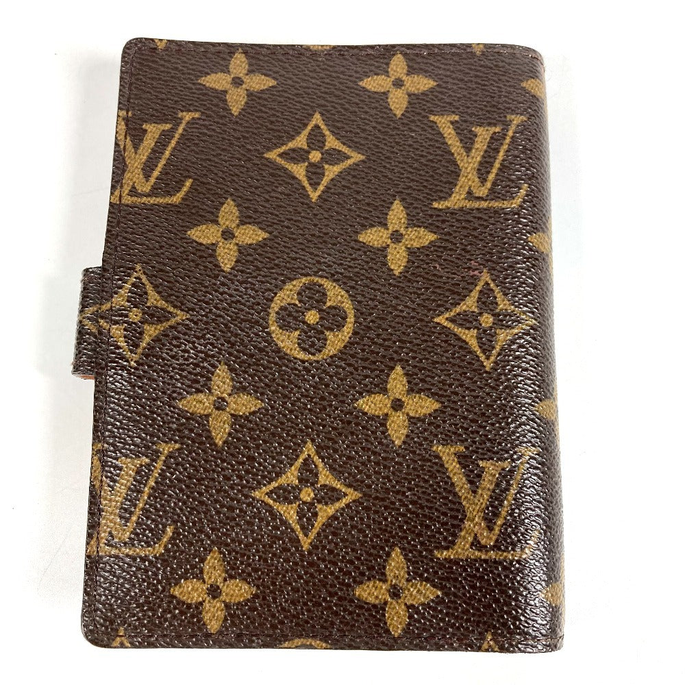 LOUIS VUITTON R21013 モノグラム アジェンダPM アジェンダ PM アジェンダコアラ システム手帳 ステーショナリー 手帳カバー モノグラムキャンバス ユニセックス ブラウン
