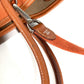 HERMES Garden File PM Vertical Tote Bag, Handbag, 2-Way Bag, Shoulder Bag, Leather/Canvas, Women's, Orange