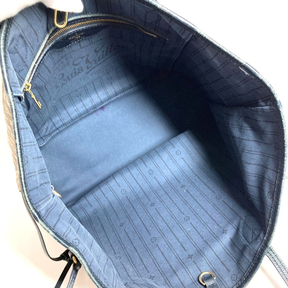 LOUIS VUITTON M40514 モノグラムイディール ネヴァーフルMM ネヴァーフル MM トートバッグ 肩掛け バッグ カバン ショルダーバッグ モノグラムイディール レディース ネイビー