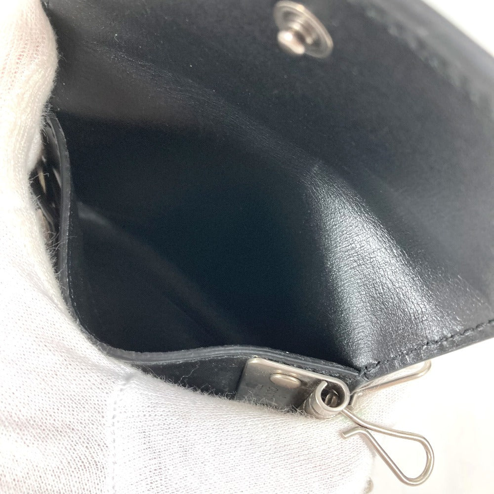 GUCCI 435305 GGマーモント GG ロゴ 6P キーリング 6ポイント 鍵 キーケース レザー ユニセックス ブラック