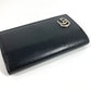 GUCCI 435305 GGマーモント GG ロゴ 6P キーリング 6ポイント 鍵 キーケース レザー ユニセックス ブラック