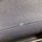 HERMES Kelly Depeche 25 Second Bag Pouch Bag Flap Clutch Bag Togo Unisex Navy