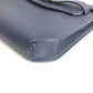 HERMES Kelly Depeche 25 Second Bag Pouch Bag Flap Clutch Bag Togo Unisex Navy