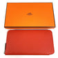 HERMES Azap Long Silk-in Wallet, Long Wallet with Round Zipper, Epson Women's Capucines, Orange