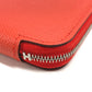 HERMES Azap Long Silk-in Wallet, Long Wallet with Round Zipper, Epson Women's Capucines, Orange