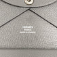 HERMES 名刺入れ パスケース カルヴィデュオ カルヴィ デュオ カードケース 小銭入れ コインケース 2つ折り財布 シェーブル ユニセックス エタン グレー
