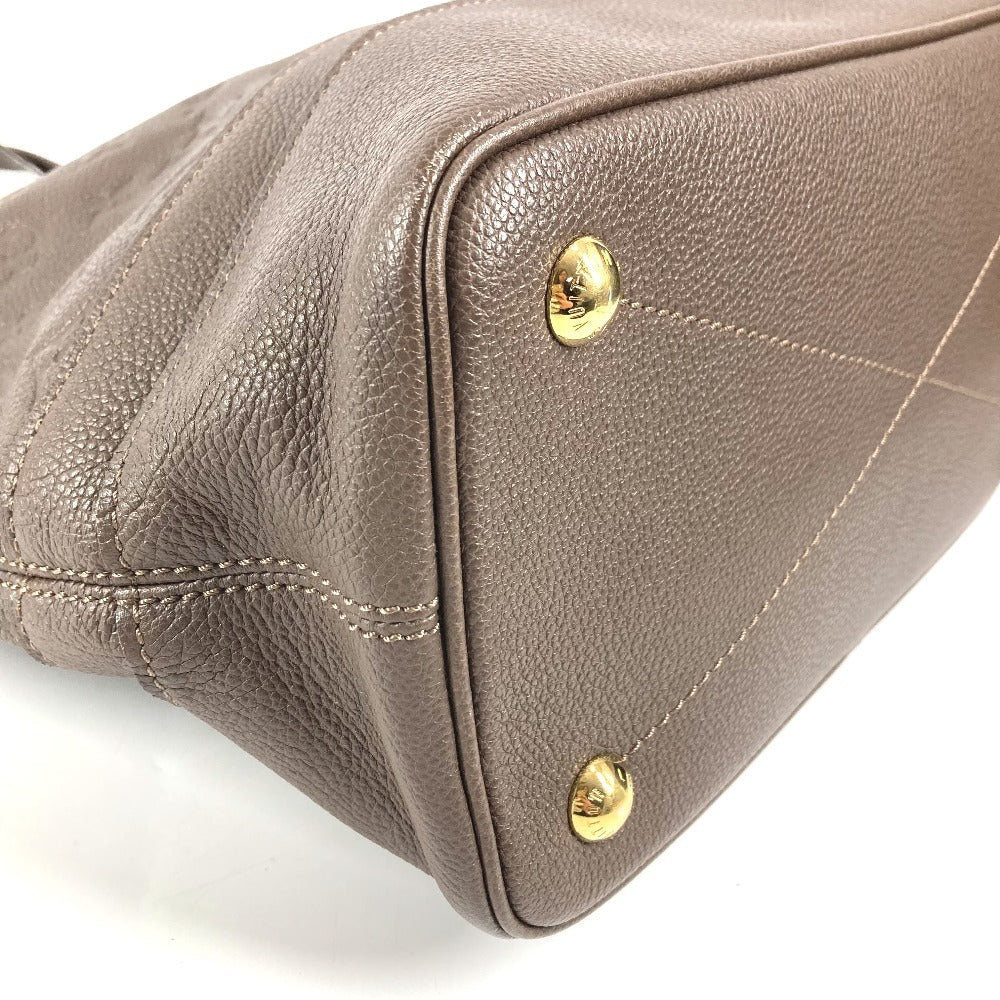 LOUIS VUITTON M40516 モノグラムアンプラント シタディンPM シタディン PM 肩掛け バッグ ショルダーバッグ ばけつ バケツ型 トートバッグ モノグラムアンプラントレザー ユニセックス オンブル ブラウン