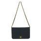 Vintage CHANEL CC Coco Mark Logo Quilted Matelasse Chain Bag, Cotton Flap Shoulder Bag, Women's, Black
