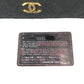 Vintage CHANEL CC Coco Mark Logo Quilted Matelasse Chain Bag, Cotton Flap Shoulder Bag, Women's, Black