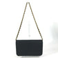 Vintage CHANEL CC Coco Mark Logo Quilted Matelasse Chain Bag, Cotton Flap Shoulder Bag, Women's, Black