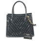 CHANEL Vintage V-Stitch 2-Way Bag, Coco Ball CC, Coco Mark Logo, Shoulder Bag, Handbag, Tote Bag, Patent Leather, Women's, Black