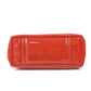 CHANEL CC Coco Mark Logo 2.55 Hardware Logo Shoulder Bag Double Chain Flap Shoulder Bag Patent Leather Women's Red and Orange