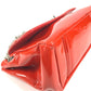 CHANEL CC Coco Mark Logo 2.55 Hardware Logo Shoulder Bag Double Chain Flap Shoulder Bag Patent Leather Women's Red and Orange