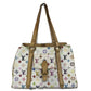 LOUIS VUITTON M40094 Monogram Multicolore Aurelia MM Shoulder Tote Bag in Monogram Multicolore Canvas, Women's, Brown and White