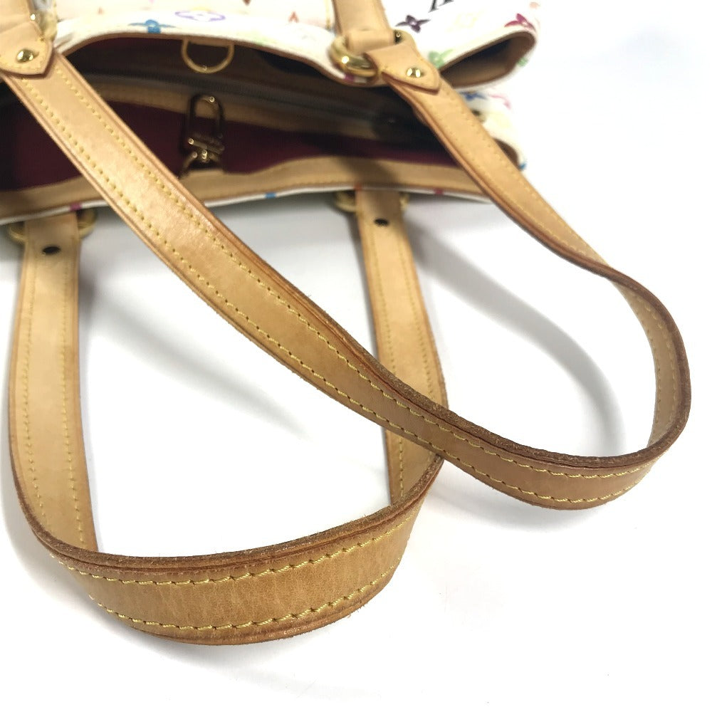 LOUIS VUITTON M40094 Monogram Multicolore Aurelia MM Shoulder Tote Bag in Monogram Multicolore Canvas, Women's, Brown and White