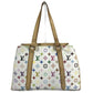 LOUIS VUITTON M40094 Monogram Multicolore Aurelia MM Shoulder Tote Bag in Monogram Multicolore Canvas, Women's, Brown and White