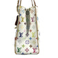 LOUIS VUITTON M40094 Monogram Multicolore Aurelia MM Shoulder Tote Bag in Monogram Multicolore Canvas, Women's, Brown and White