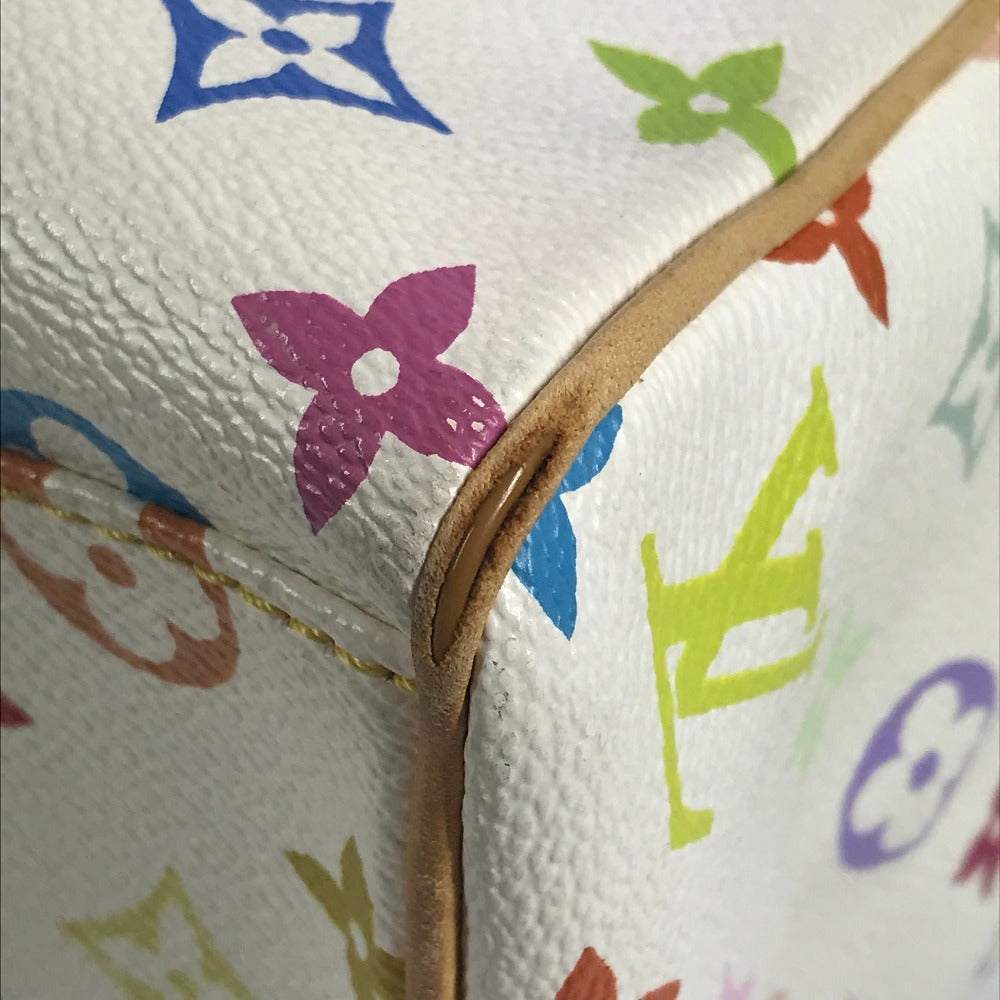 LOUIS VUITTON M40094 Monogram Multicolore Aurelia MM Shoulder Tote Bag in Monogram Multicolore Canvas, Women's, Brown and White