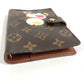 LOUIS VUITTON R20011 Monogram Panda Takashi Murakami Agenda PM System Planner, Stationery, Monogram Canvas, Unisex, Brown