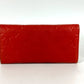LOUIS VUITTON M60302 Monogram Empreinte Portefeuille Curieuse Bi-fold Flap Long Wallet with Coin Case, Monogram Empreinte Leather, Unisex, Orian Red