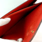 LOUIS VUITTON M60302 Monogram Empreinte Portefeuille Curieuse Bi-fold Flap Long Wallet with Coin Case, Monogram Empreinte Leather, Unisex, Orian Red