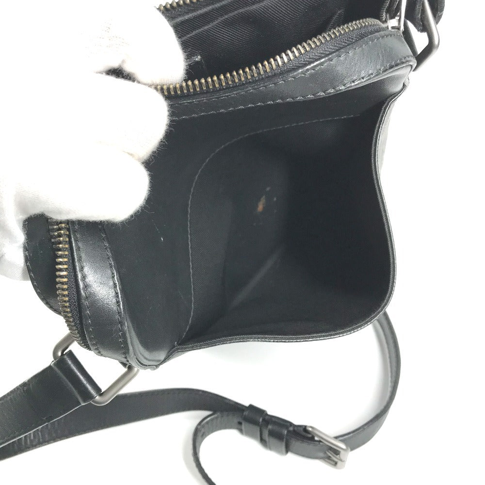 LOUIS VUITTON N23355 Damier Infini Pochette District Bag, Crossbody Pochette Shoulder Bag, Damier Infini Leather, Unisex, Onyx, Black