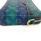 LOUIS VUITTON M26026 2025LV FALL モノグラム･ヘリテージ トリオ･メッセンジャー 大・小ポーチのみ ポーチ クラッチバッグ コインケース 財布 セカンドバッグ ユニセックス ブルーストライプ グリーン