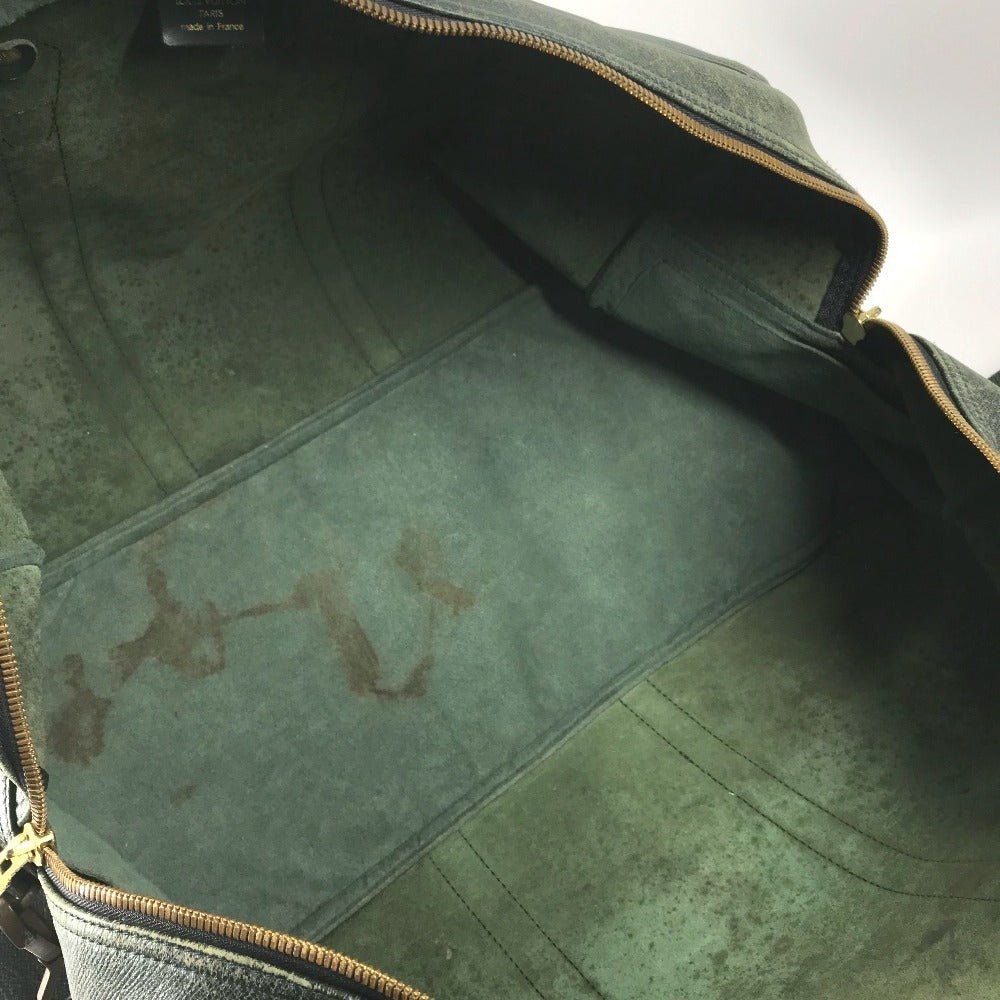 LOUIS VUITTON M30114 Taiga Kendall GM Handbag, Travel Bag, Boston Bag, Taiga Leather, Men's, Khaki