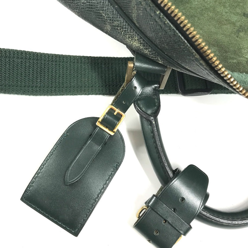 LOUIS VUITTON M30114 Taiga Kendall GM Handbag, Travel Bag, Boston Bag, Taiga Leather, Men's, Khaki