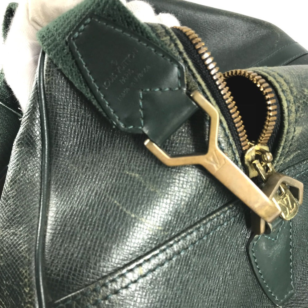 LOUIS VUITTON M30114 Taiga Kendall GM Handbag, Travel Bag, Boston Bag, Taiga Leather, Men's, Khaki