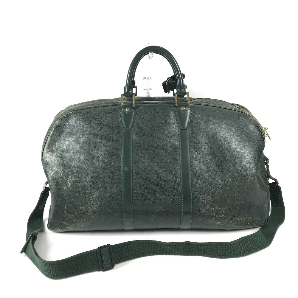 LOUIS VUITTON M30114 Taiga Kendall GM Handbag, Travel Bag, Boston Bag, Taiga Leather, Men's, Khaki