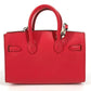 HERMES Tiny Birkin 2-Way Bag Shoulder Bag/Handbag Leather Women's Red