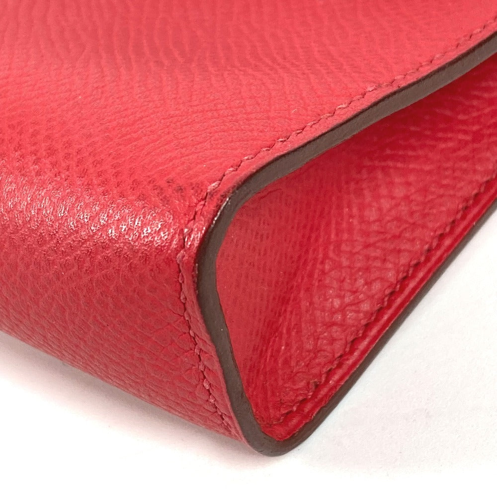 HERMES Tiny Birkin 2-Way Bag Shoulder Bag/Handbag Leather Women's Red